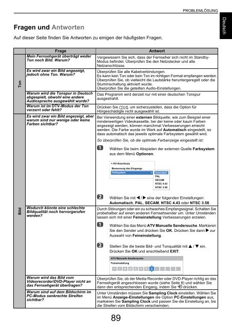 BENUTZERHANDBUCH - Toshiba-OM.net