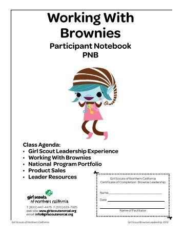 Working With Brownies - Girl Scouts of Northern California