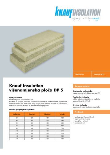 KI DP 5 - Knauf Insulation