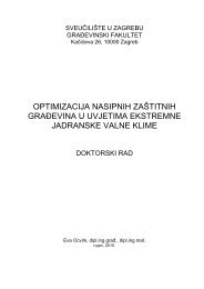 Doktorat - GraÄevinski fakultet - SveuÄiliÅ¡te u Zagrebu