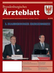 April_2013_Aerzteblatt_V1.indd - LandesÃ¤rztekammer Brandenburg