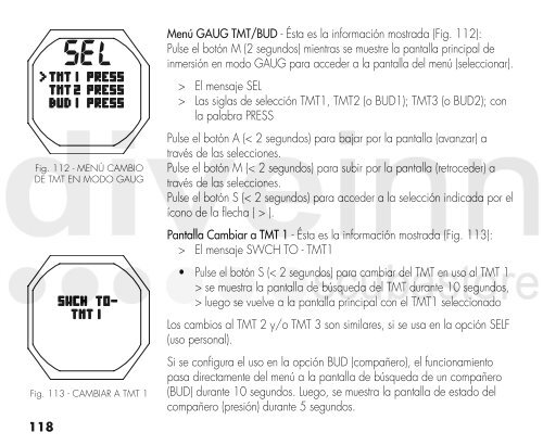 MANUAL DE FUNCIONAMIENTO DEL OC1 - Scubastore