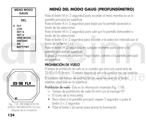 MANUAL DE FUNCIONAMIENTO DEL OC1 - Scubastore