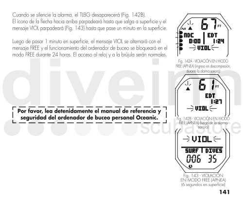 MANUAL DE FUNCIONAMIENTO DEL OC1 - Scubastore