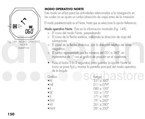 MANUAL DE FUNCIONAMIENTO DEL OC1 - Scubastore