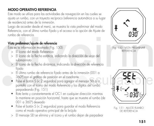 MANUAL DE FUNCIONAMIENTO DEL OC1 - Scubastore