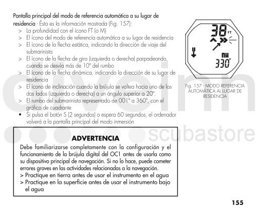 MANUAL DE FUNCIONAMIENTO DEL OC1 - Scubastore