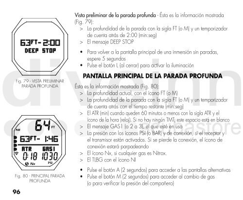 MANUAL DE FUNCIONAMIENTO DEL OC1 - Scubastore