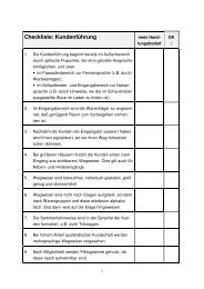 Checkliste: KundenfÃ¼hrung - handelswissen.de