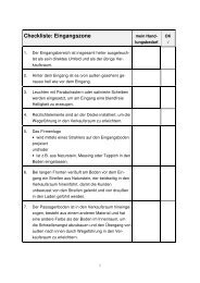 Checkliste Eingangszone als PDF-Dokument - handelswissen.de