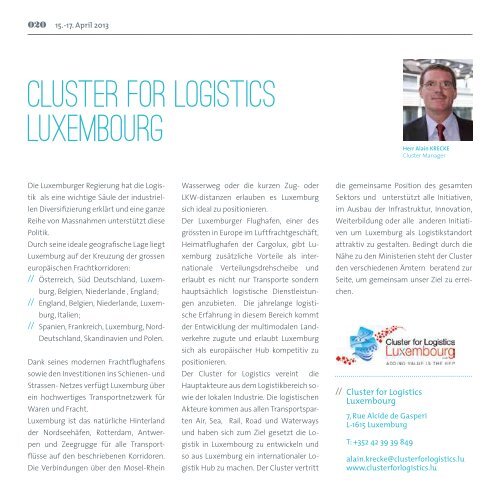 Osterreich - Luxembourg BioHealth Cluster