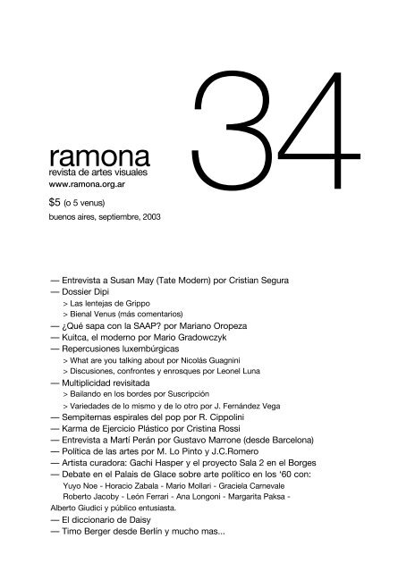 septiembre de 2003 - Ramona