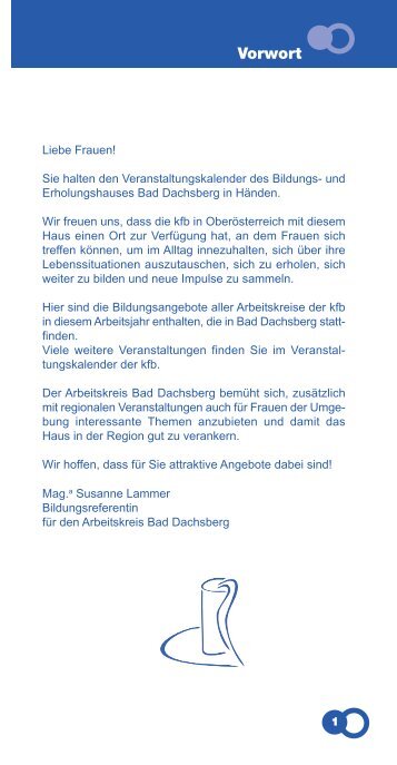 Veranstaltungskalender Bad Dachsberg - Diözese Linz