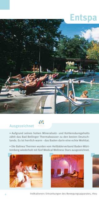 Pauschalen & Day Spa - Bad Bellingen