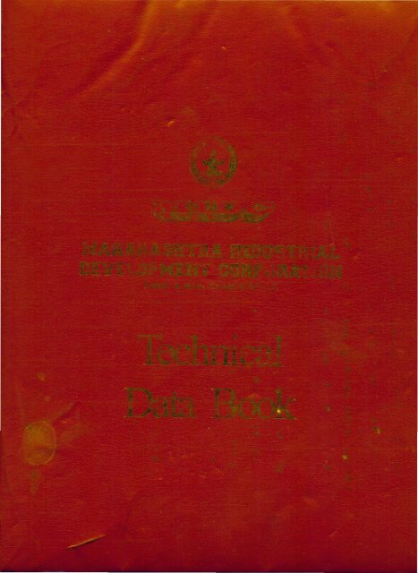 Technical Data Book - Maharashtra Industrial Development Corporation