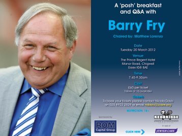 Barry Fry - Jewish Care