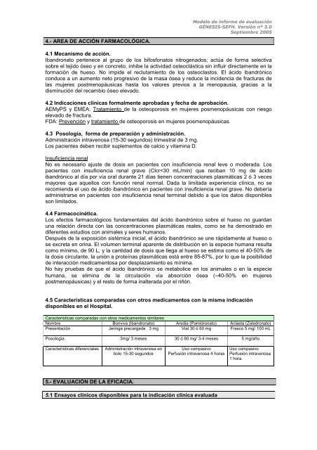 Informe Ibandronato - Hospital Universitario Central de Asturias