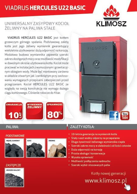VIADRUS HERCULES U22 BASIC - Klimosz