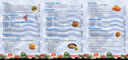 (04131) 12462 Tel.u.Fax (04131) - Restaurant Bacchus