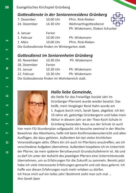 Gemeindebrief 1-2013 - der Evangelischen Kirchengemeinde ...