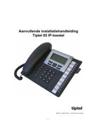 Aanvullende installatiehandleiding Tiptel 65 IP-toestel