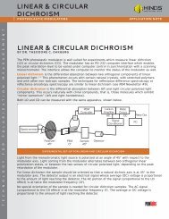 Linear and Circular Dichroism - Hinds Instruments