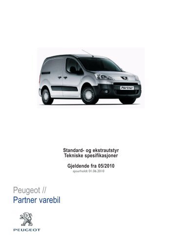 Peugeot // Partner varebil