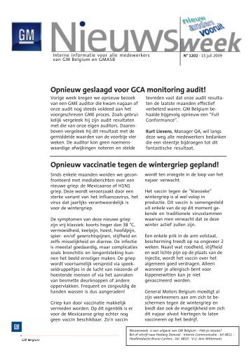 Nieuwsweek 1202 - Ex GM Antwerpen