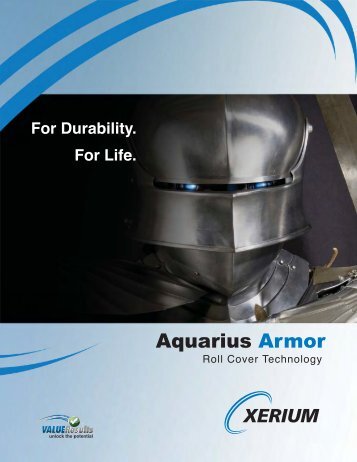 2010 Aquarius Armor flyer final.indd - Xerium Technologies, Inc.