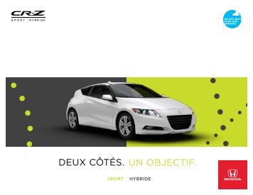 DEUX CÃTÃS. UN OBJECTIF. - Honda Canada
