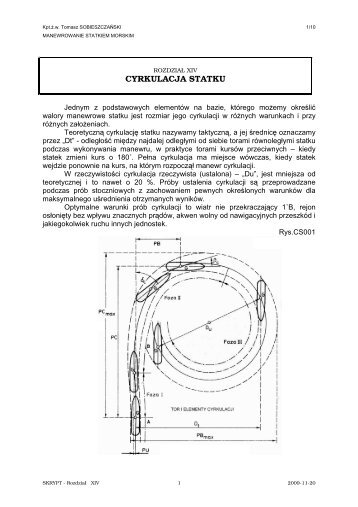 CYRKULACJA STATKU - posejdon