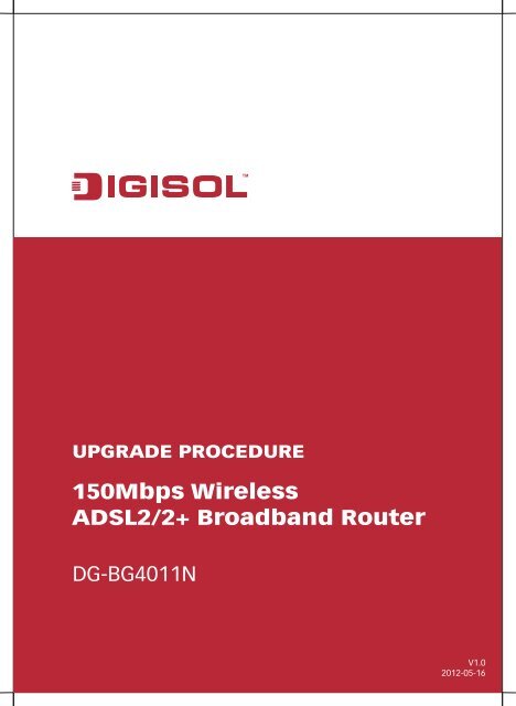 Firmware Upgrade Procedure - Digisol.com