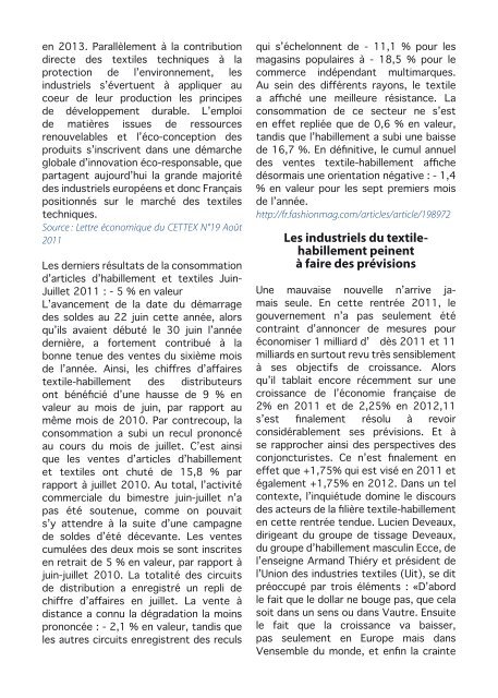 Veille Technologique - DÃ©cembre 2011 - Tunisie industrie