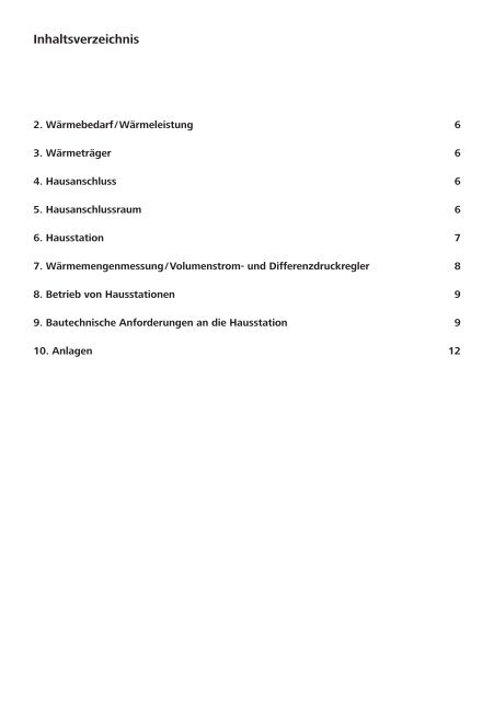 Technische Anschlussbedingungen FernwÃ¤rme - Stadtwerke Potsdam