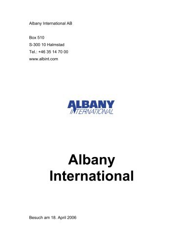 Albany International - APV Graz