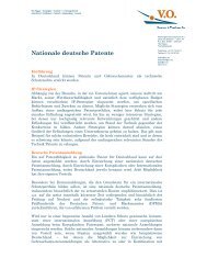 Nationale deutsche Patente - VO Patents & Trademarks