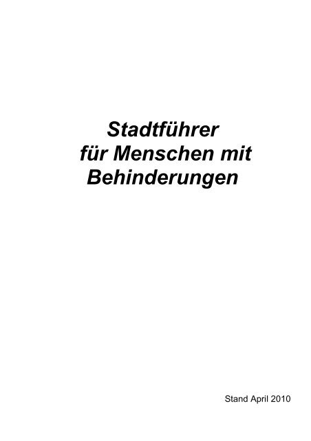 Stadtführer - Bad Camberg Info