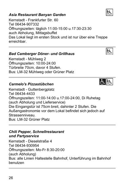 Stadtführer - Bad Camberg Info