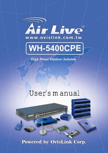 WH-5400CPE-ESD - kamery airlive airlivecam