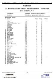 Protokoll 2013 - IDM Schwimmen