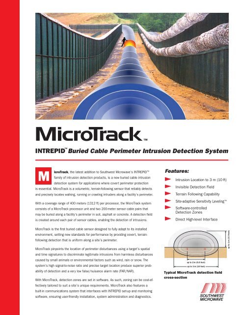 INTREPIDâ„¢Buried Cable Perimeter Intrusion Detection System