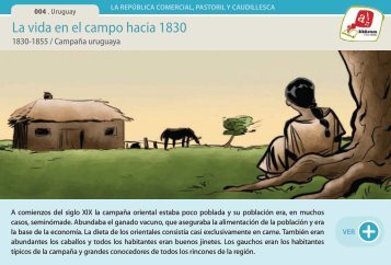 La vida en el campo hacia 1830 - Manosanta