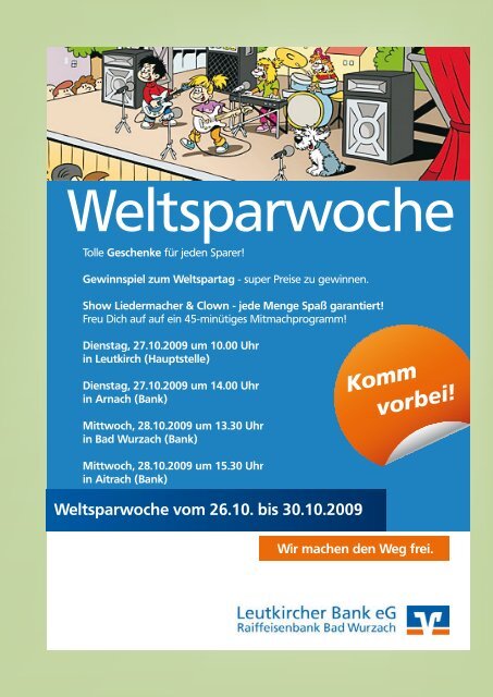 Weltsparwoche Bad Wurzach