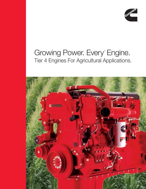 Download Tier 4 Engines for Agriculture Applications - Cummins ...