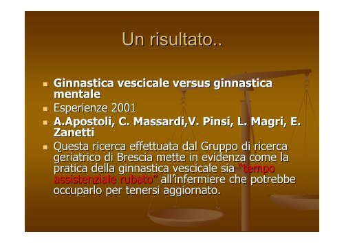 8La ginnastica vescicale!! - Ipasvi