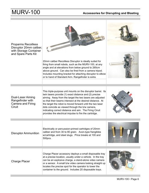 MURV-100 Robot System