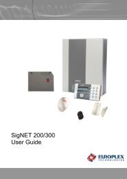SigNET 100200300 User Guide - Lockmates