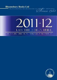 Law Titles Brochure 2011-2012 - Bloomsbury Books Ltd