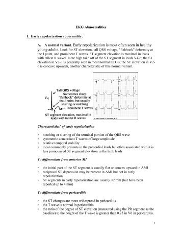 ECG Abnormalities - Grand County EMS