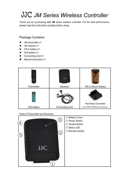 JJCJM Series Wireless Controller